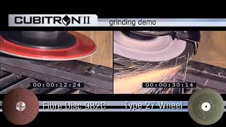 Grinding Metal Removal Challenge 3M Cubitron II Vs Classic Flexovit Grinding Disc