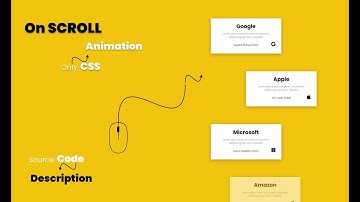 ✨ Only 2 Lines of CSS for Amazing Scroll Animations! 🚀 No JS Needed!
