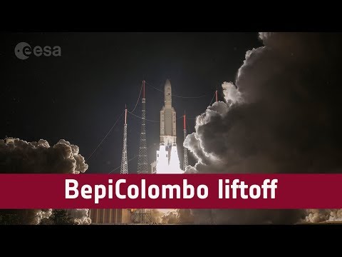 BepiColombo liftoff