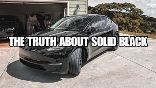 THE TRUTH ABOUT OWNING A SOLID BLACK TESLA MODEL Y/3 | REVIEW