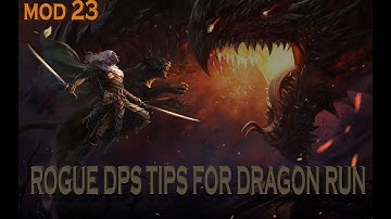 Neverwinter Mod 23 - Rogue DPS Guide For Dragon Run / Dragon Event Run DPS TIPS
