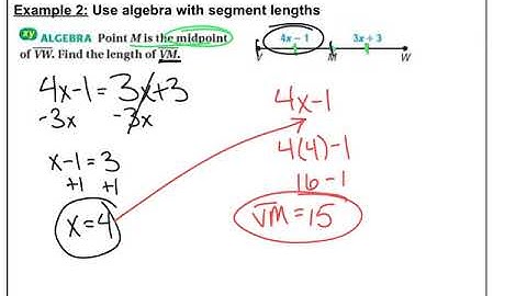 1.3 Use Midpoint and Distance Formula