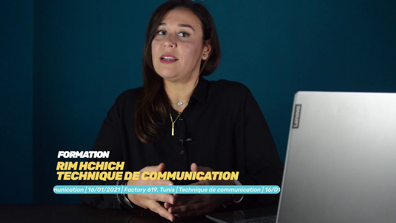Formation technique de communication : Rim Hchich