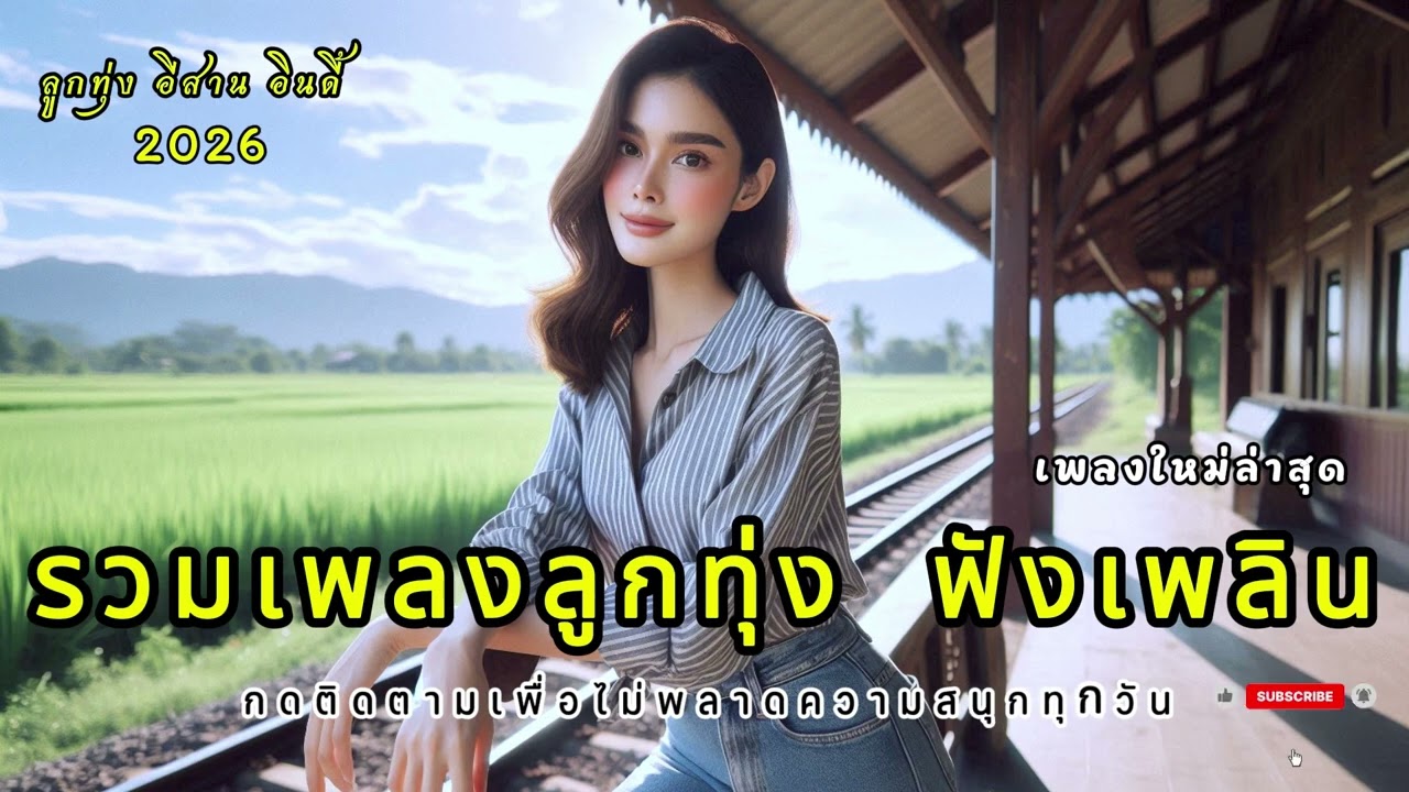เพลงลูกทุ่งเพราะๆ 2026  คนไกลบ้าน ฟังเพลิน ฟังสบาย ในวันทำงาน เพลงใหม่ล่าสุด เติมกำลังใจ