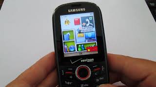 Samsung Intensity U450 -Demostrando su funcionamiento-