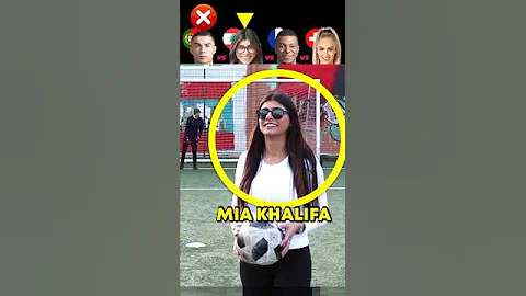 Ronaldo VS Mia Khalifa VS Mbappe VS Alisha VS Player : Penalty Kick Challenge