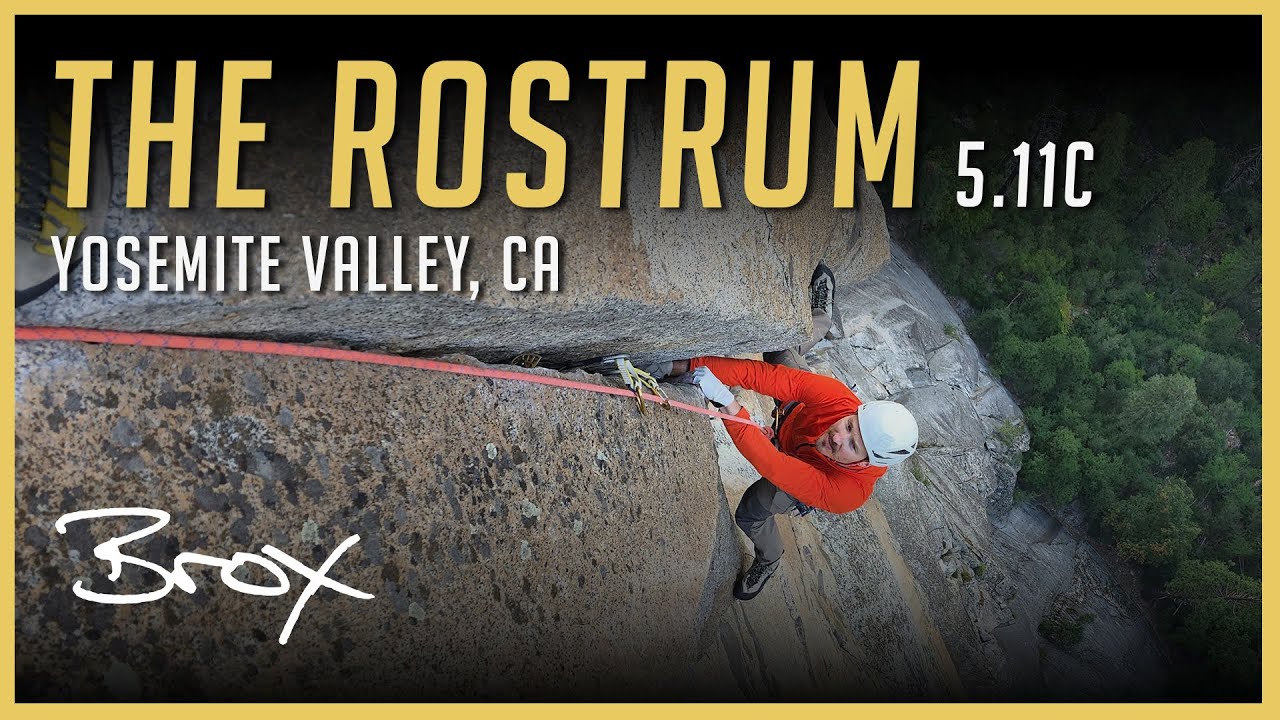 Yosemite Rock Climbing - North Face of the Rostrum (11c) [Pitches 1, 3, 5, 7] [4K]