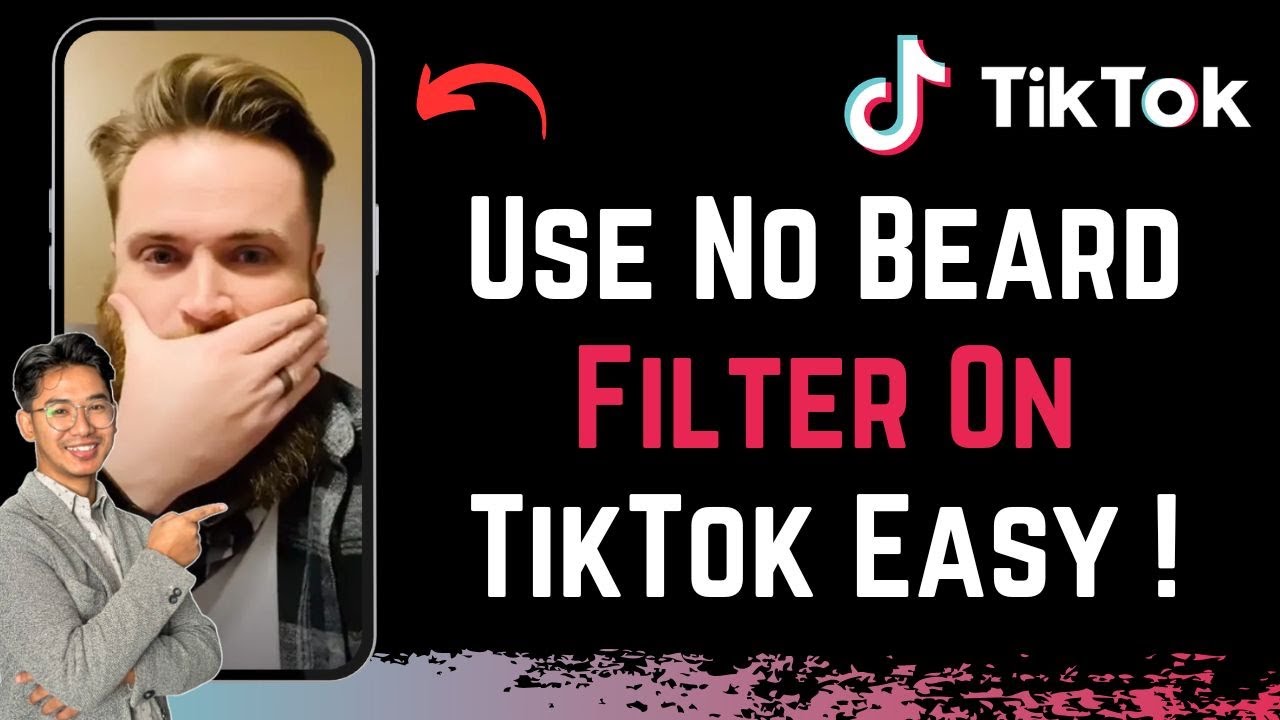 How to Use No Beard Filter on TikTok !