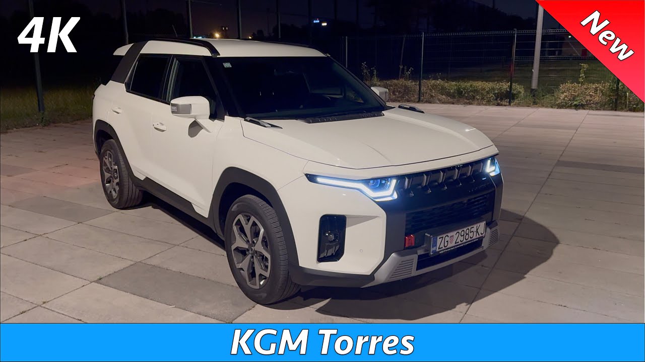 KGM Torres Night Exterior