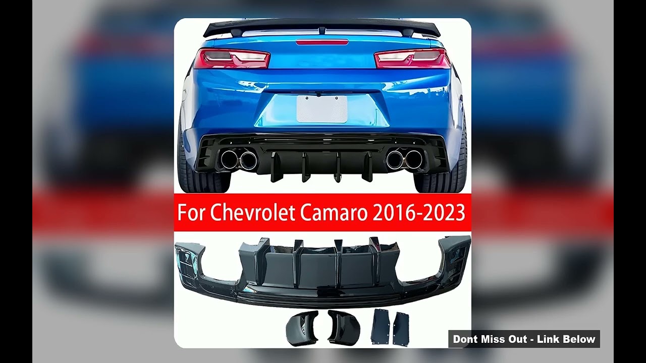 Best Auto Accessories Rear Bumper Best Deals Lips Diffuser For Chevrolet Camaro Zl1 Ss 2015 2016
