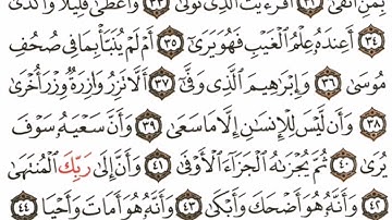 سورة النجم آية ٣٣-٤٤ #اكسبلور#القران #القاري attaullahfarooqi5219 عطاء الله فاروقي من الدوحة قطر