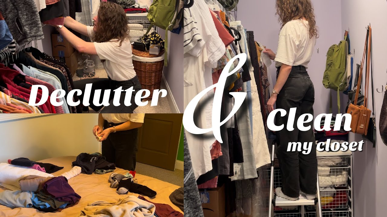 Closet Declutter and Clean Out *Part 1* Decluttering and Organizing ...