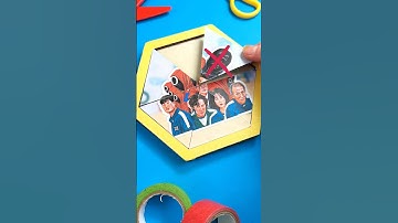 Solving Paper Craft Puzzle by Squid Game from Netflix 🧩#squidgame #papercraft #puzzle #netflix #diy