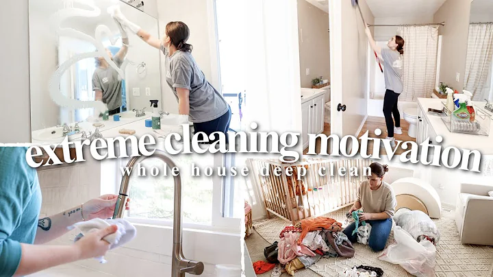 EXTREME HOME CLEAN WITH ME | SPRING Cleaning Motiv...