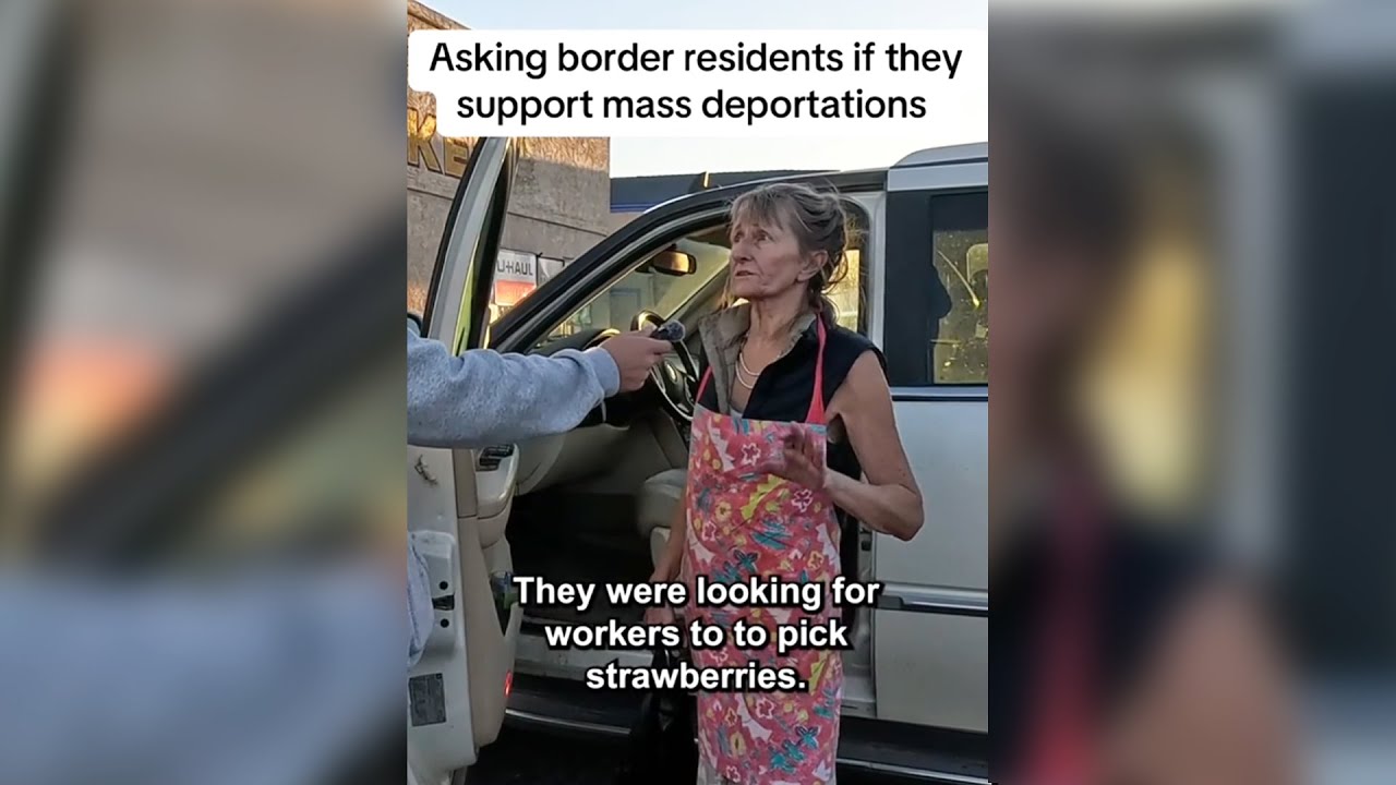 Random lady DESTROYS Trump on deportation & border