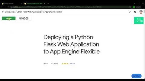 Deploying a Python Flask Web Application to App Engine Flexible | Qwiklabs