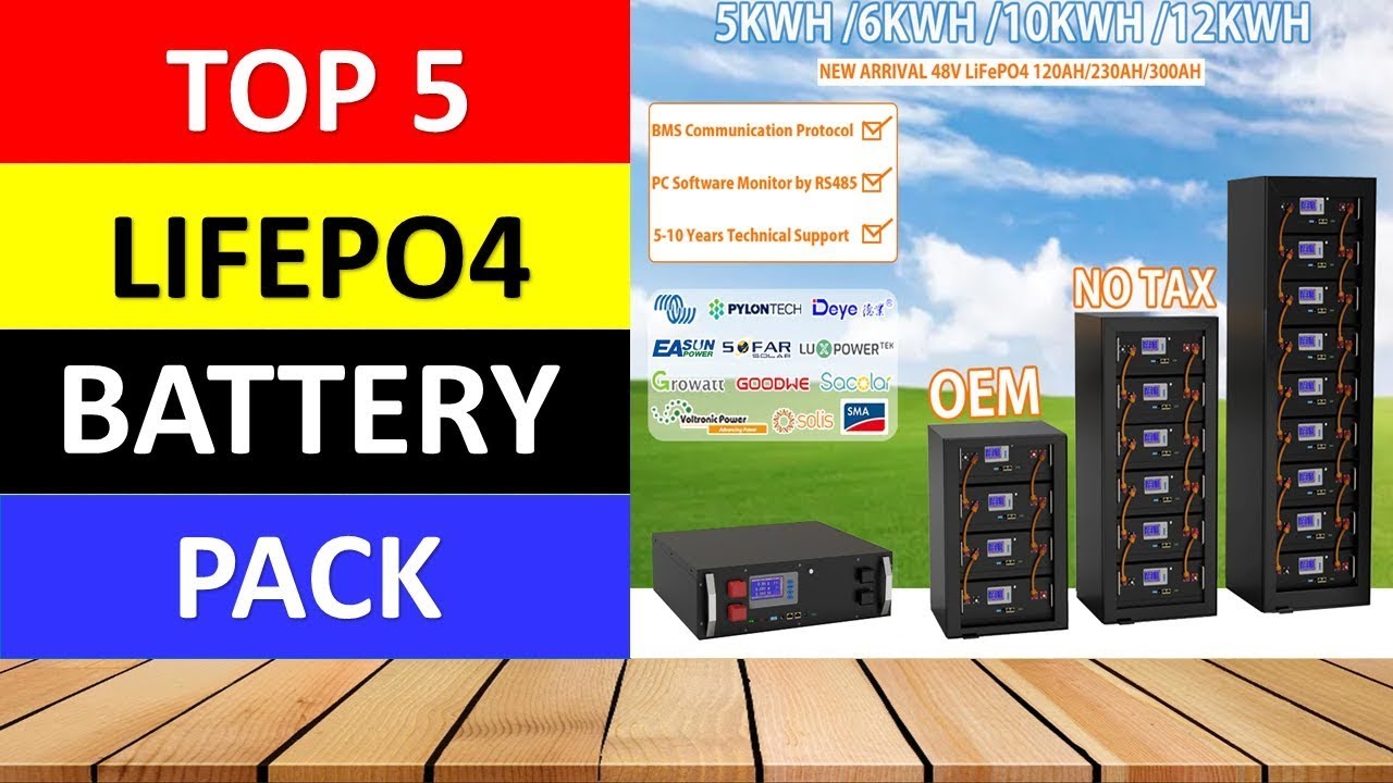 Top 5 BEST LiFePO4 Battery Pack On Aliexpress On Amazon - YouTube