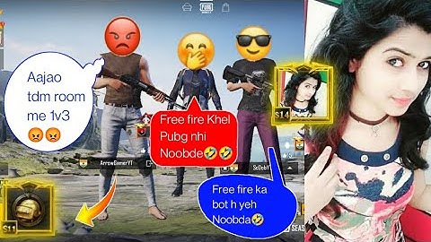 Random 3 players call me Noob / challenge for 1vs 3 TDM room (part - 45)