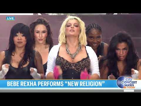 Bebe Rexha Performs New Religion on The Today Show 