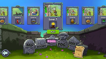 PLANTS VS ZOMBIES (POOL) LEVEL 7