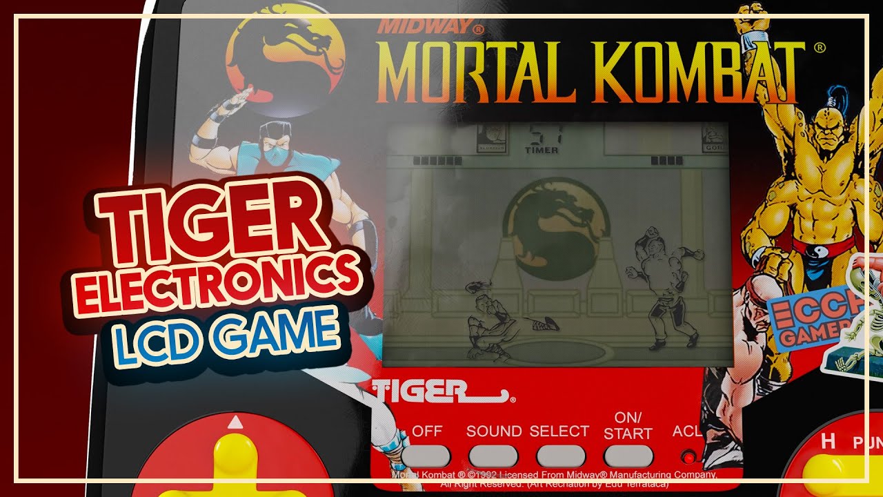Mortal Kombat 1 Tiger Electronics LCD Game, Playthrough with 3D