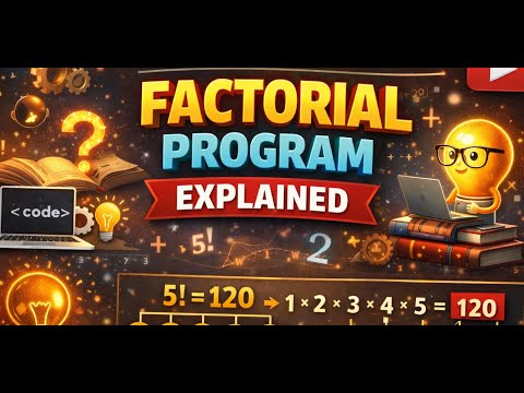 Factorial Program in Java | Step-by-Step Explanation for Beginners