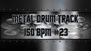 Simple Straight Metal Drum Track 150 BPM | Preset 3.0 (HQ,HD)