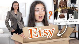 I BOUGHT ETSY THRIFTED FASHION MYSTERY BOXES!