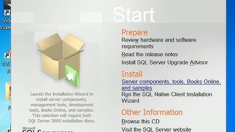 SQL SERVER 2005 DEVELOPER EDITION INSTALLATION AND CONFIGURE
