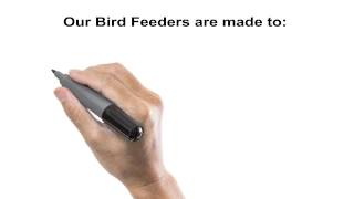 Wild Bird Feeder for Black Oil Sunflower Seed by ChiliPet