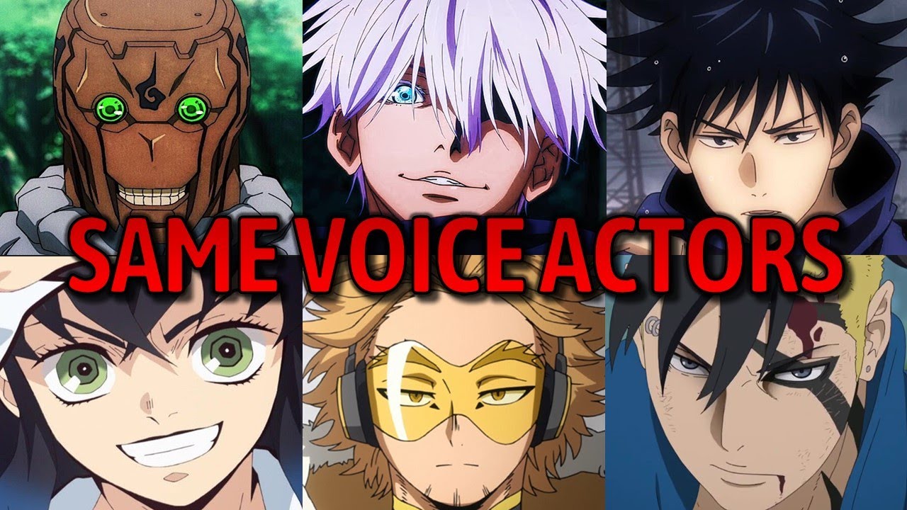 10 pairs of Bleach and Jujutsu Kaisen characters who have the same voice  actor