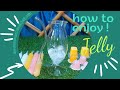 how to enjoy ! ice cream and fruit jelly Mix