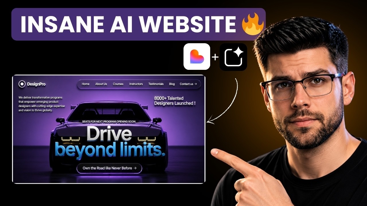 How to Build a Website Using AI | Lovable + Google AI Studio Full ...