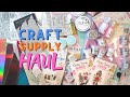 HUGE Craft Supplies Haul + SWATCHES | NEW Tonic Sweet Sorbet, Wow Embossing, Clearly Besotted + More