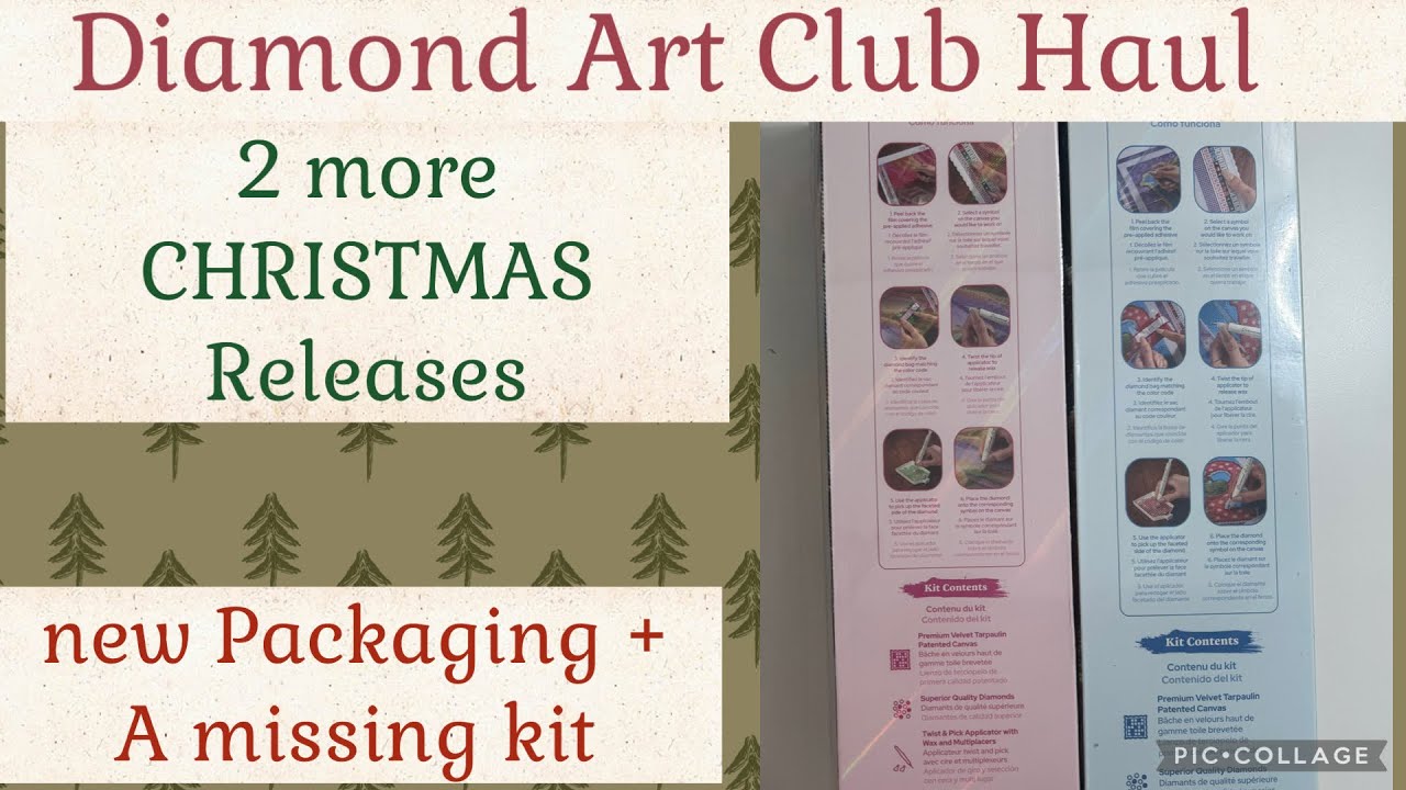 НОВЫЕ ВЫПУСКИ - Рождественские картины из алмазов от Diamond Art Club