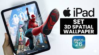 Как установить 3D-пространственные обои на экран блокировки в iPadOS 26 screenshot 4