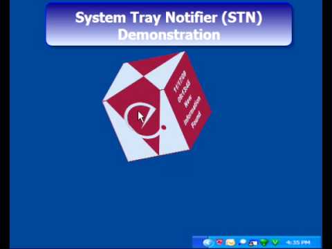 System Tray Notifier (STN) Demo MOV
