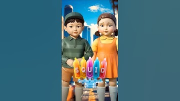 Squid Game AI Edible Slime Ice Cream ASMR #squidgame #asmr