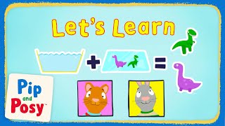 Colours  Numbers  And Dinosaurs   Lets Learn  Pip And Posy