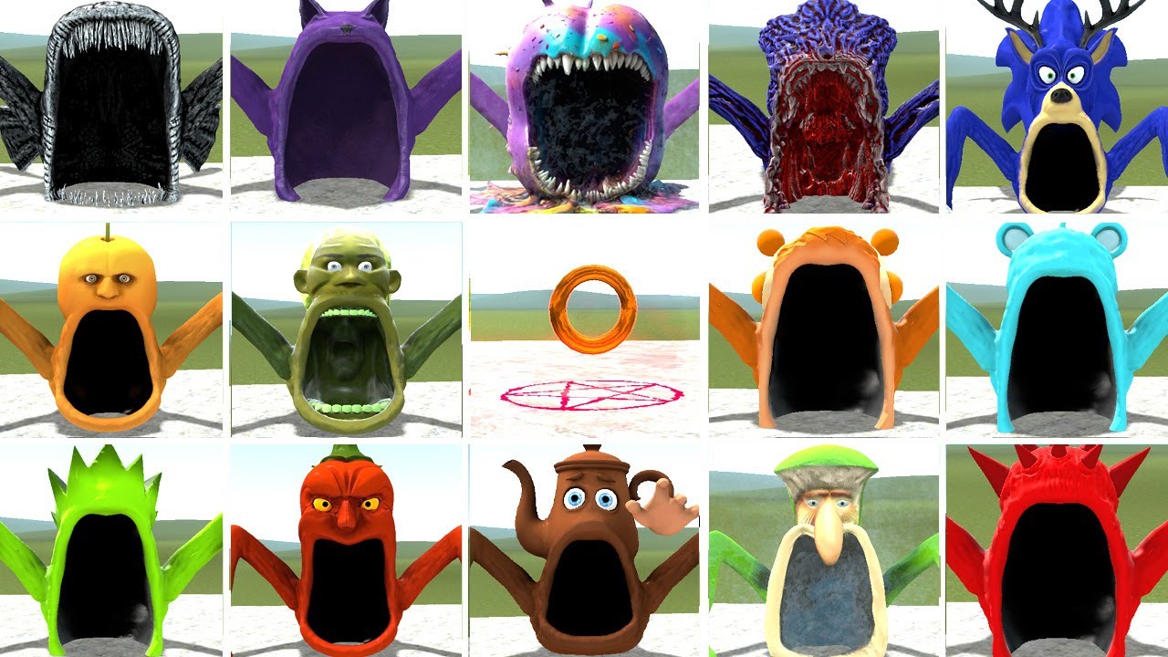 ALL NEW EATER MONSTER ULTIMATE GIANT FIGHT AND EVOLUTION IN GARRY'S MOD