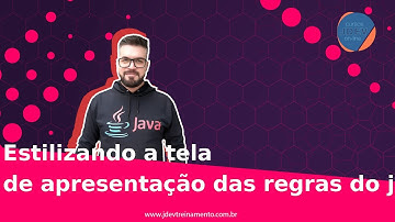 🟢 Estilizando a tela de apresentação das regras do jogo - Criando o Show do Milhão em JavaFX