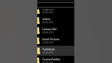 Windows 10 Mobile Build 10149: Datei-Explorer Laufwerk C:\