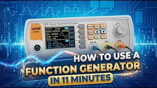 Digital Function Generator Tutorial | From Sine Waves to AM Modulation (Live on Oscilloscope)