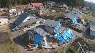 避難者から不安の声 地震で被害の白馬村