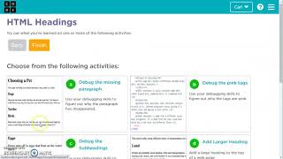 Code.org CS Discoveries Unit 2, Lesson 3: Headings Wealth