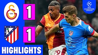 Galatasaray Vs Atletico Madrid 11  Highlights  Giovanni Simeone Goal  Ucl  Llorente Own Goal