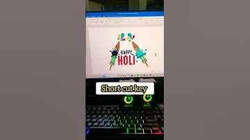 Happy Holi Coming Soon 🌈🪂#holifestival #holi #msword #powerpoint #computerholi