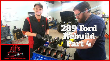 Krukas monteren - Ford 289 reviseren - Deel 4