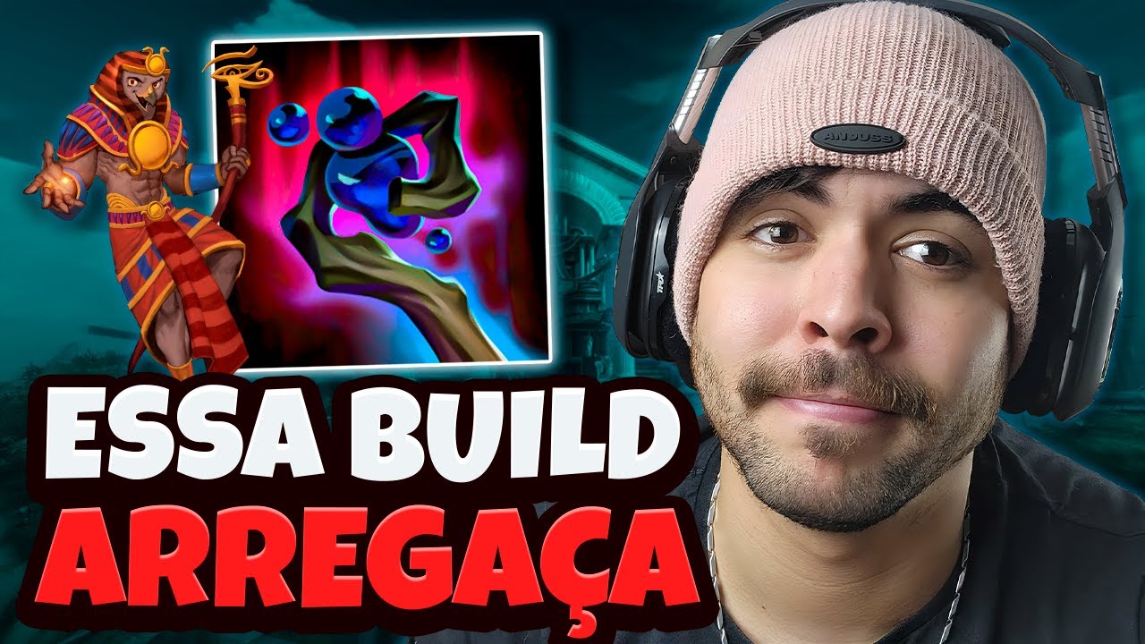 Montei uma BUILD DELICIOSA pra jogar de RA MID Ranked Conquista
