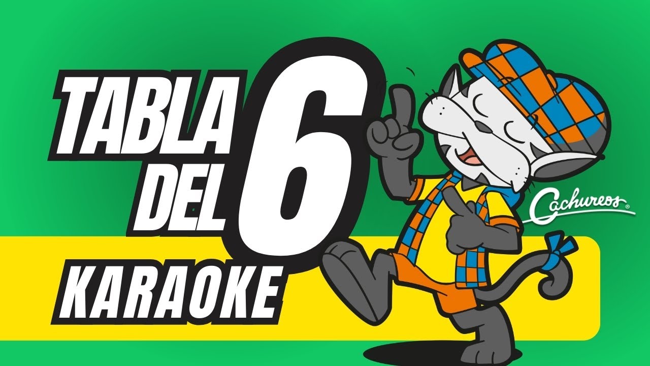 Tabla del 6 para Niños | Gato Juanito y Epidemia la CÁNTAN (Letra Karaoke)